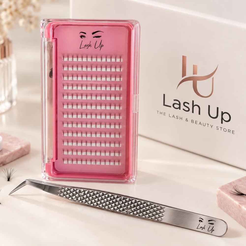 Lash Up premade fans 5D in de roze Lash Up-box